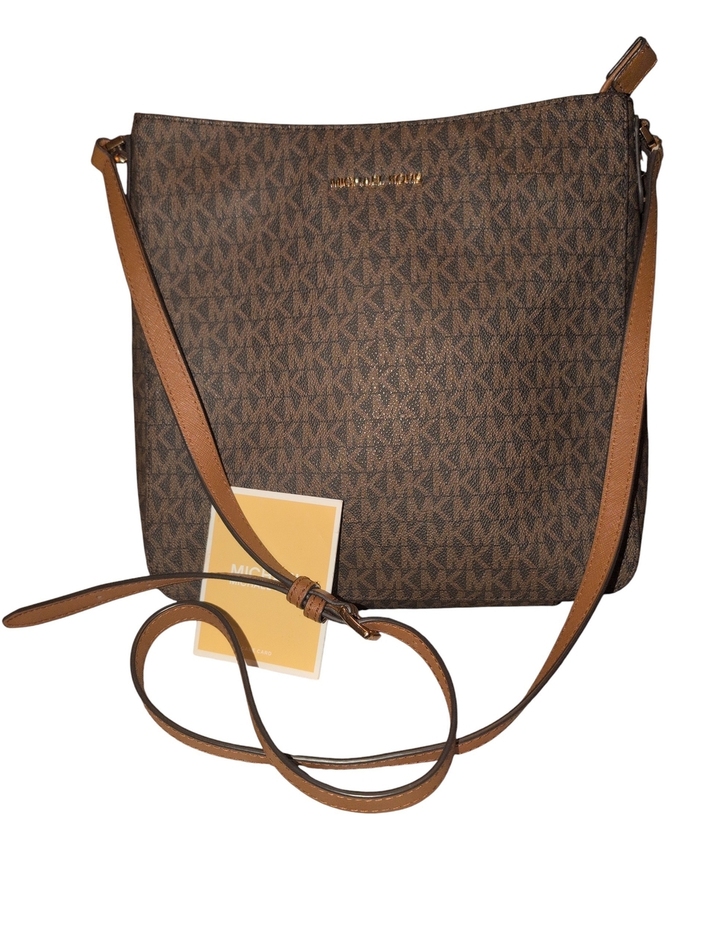 Michael Kors Brown Signature Crossbody Bag